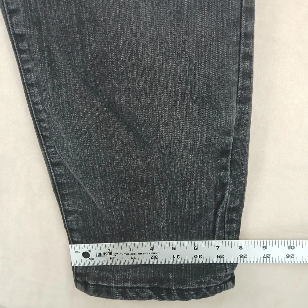 Eddie Bauer 40x30 Mens Jeans Blanket Lined Black